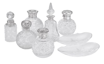 Lot 145 - A Collection of Assorted Silver Mounted...