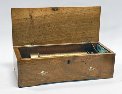 Lot 83 - A Good Early Key-Wind Musical Box, Playing Four Airs