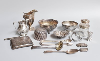 Lot 99 - A Collection of Assorted Silver, including a...