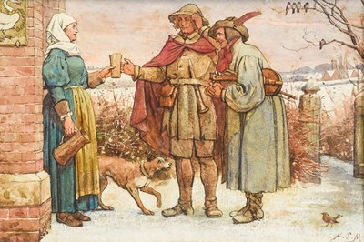 Lot 360 - Henry Stacy Marks RA (1829-1898) Winter...