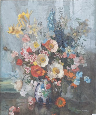 Lot 394 - Teresa Copnall (1882-1972) "Flowerpiece"...