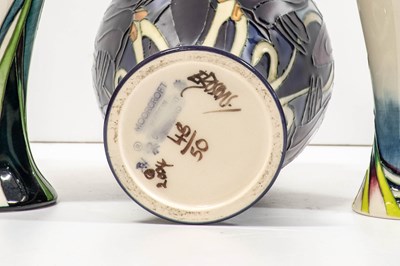 Lot 525 - Modern Moorcroft Pottery Wine Delight Pattern...