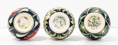 Lot 518 - Modern Moorcroft Pottery Ruby Pattern Vase,...