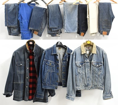 Lot 246 - 20th Century Denim Clothing, comprising Levis...