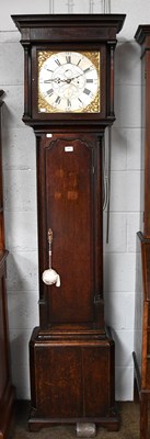 Lot 498 - An Oak and Mahogany Thirty Hour Longcase Clock,...