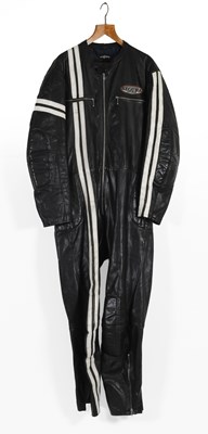 Lot 75 - Segura Leathers: A One Piece Black Leather and...