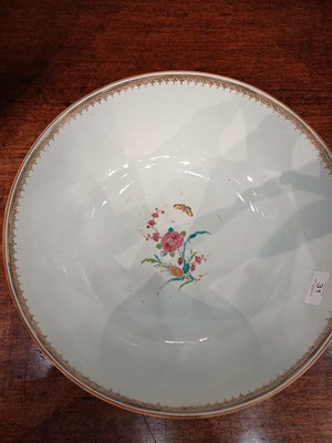 Lot 31 - A Chinese Porcelain Punch Bowl, Qianlong,...