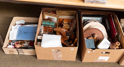 Lot 105A - Three Boxes of Various Collectables, including...