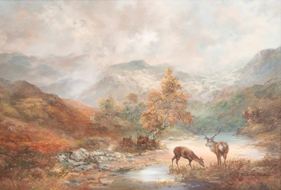 Lot 414 - Prudence Turner (1930-2007) Scottish "Deer in...