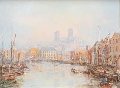 Lot 452 - Henry Woodward (Contemporary) "Brayford Pool,...