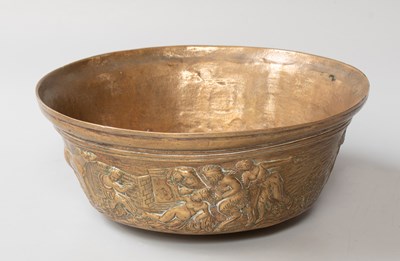 Lot 152 - An 18th Century Cast Bronze Bowl, decorated...