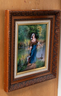 Lot 31 - A 20th Century Limoges Porcelain Plaque,...