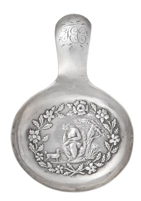 Lot 2036 - A George IV Silver Caddy-Spoon