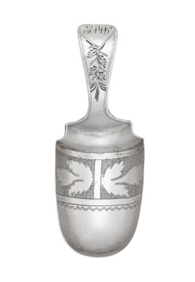 Lot 2044 - A George III Silver Caddy-Spoon