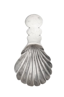 Lot 2047 - A George III Scottish Provincial Silver Caddy-Spoon