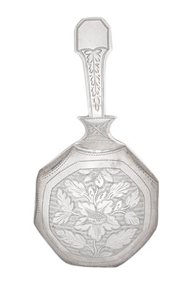 Lot 2058 - A George IV Silver Caddy-Spoon