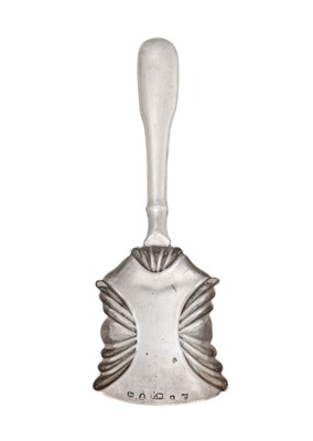 Lot 2045 - A George IV Silver Caddy-Spoon