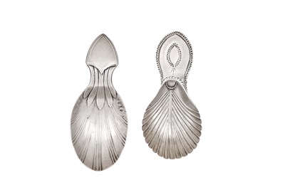 Lot 2017 - Two George III Silver Caddy-Spoons