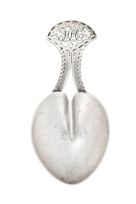 Lot 2034 - A George III Silver Caddy-Spoon