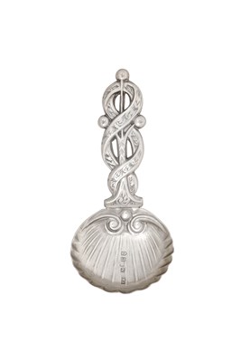 Lot 2066 - A Victorian Silver Caddy-Spoon