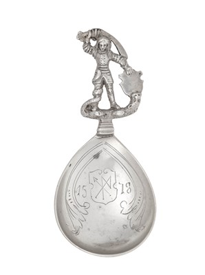 Lot 2064 - A Victorian Silver Caddy-Spoon