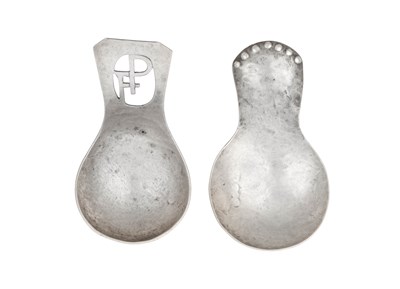 Lot 2070 - Two George VI Silver Caddy-Spoons