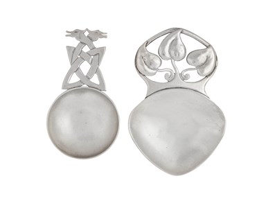 Lot 2080 - Two Elizabeth II Scottish Silver Caddy-Spoons