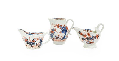 Lot 14 - A Lowestoft Porcelain Dolphin Ewer, circa 1780,...