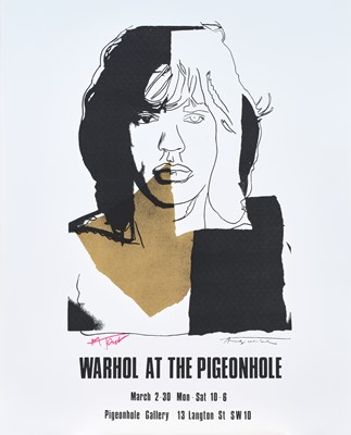 Lot 1121 - After Andy Warhol Mick Jagger Lithographic...