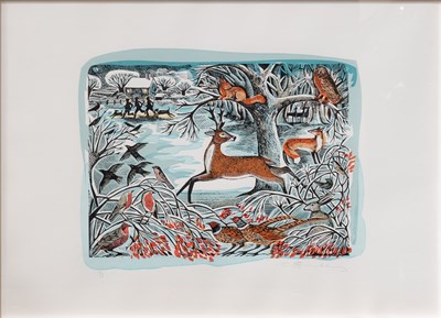 Lot 397 - Angela Harding (b.1960) "Winter Wonderland"...