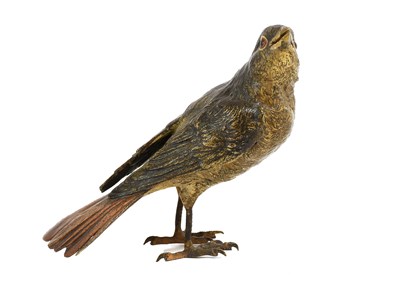 Lot 244 - A Bergmann Cold-Painted Bronze Model of a...