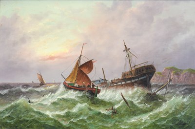 Lot 441 - Millson Hunt (act. 1875-1900) "On the Coast of...