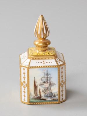 Lot 131 - A Lynton Porcelain Scent Bottle, by Stefan...