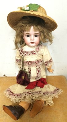 Lot 1146 - German Kestner Bisque Socket Head Doll 'Louisa'...