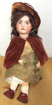 Lot 1145 - French Jules Verlingue Bisque Socket Head Doll...