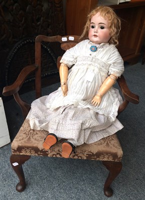 Lot 1113 - German Bisque Socket Head Doll 'Charlotte',...
