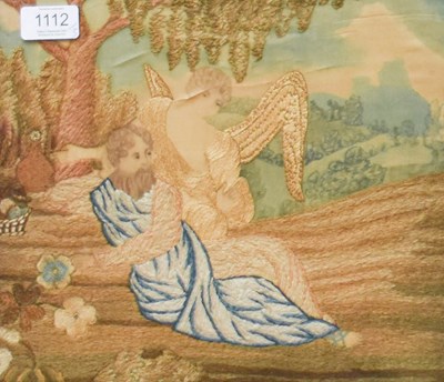 Lot 1112 - Early 19th Century Silkwork Pictures,...