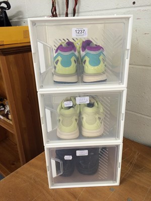 Lot 1237 - Three Pairs of New Adidas Trainers comprising...