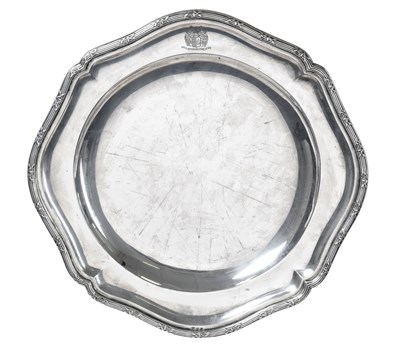 Lot An Austrian Silver Second-Course Dish