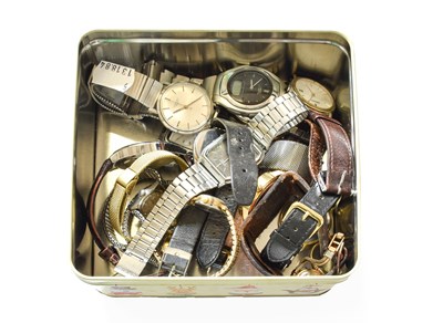 Lot 269 - A Stainless Steel Longines Wristwatch, and...