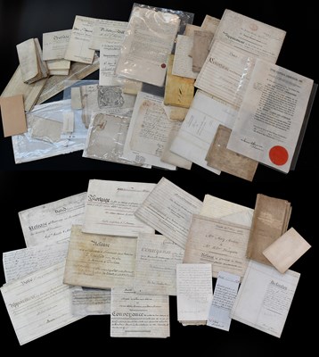 Lot 2132 - Manuscript Documents. A collection of...