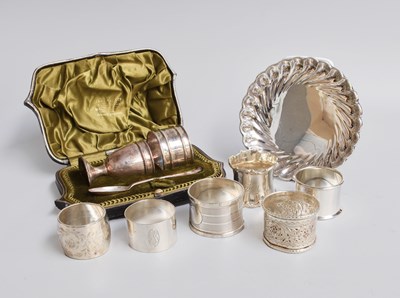 Lot 76 - A Collection of Assorted Silver, including an...