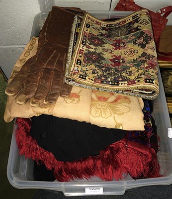 Lot 1224 - Assorted Costume, comprising black wool...