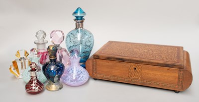 Lot 78 - A 20th Century Swiss Inlaid Walnut Musical...