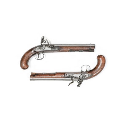 Lot 397 - A Pair of Late 18th Century Flintlock Duelling...