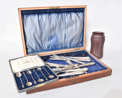 Lot 186 - A Collection of Assorted Silver and Silver...
