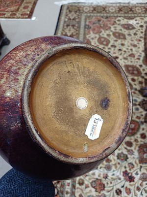 Lot 64 - A Chinese Flambe-Glazed Bottle Vase, Qing...