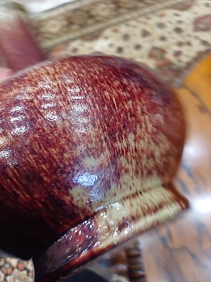 Lot 64 - A Chinese Flambe-Glazed Bottle Vase, Qing...