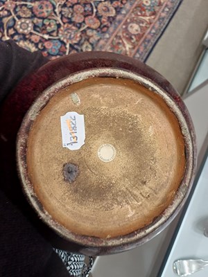 Lot 64 - A Chinese Flambe-Glazed Bottle Vase, Qing...