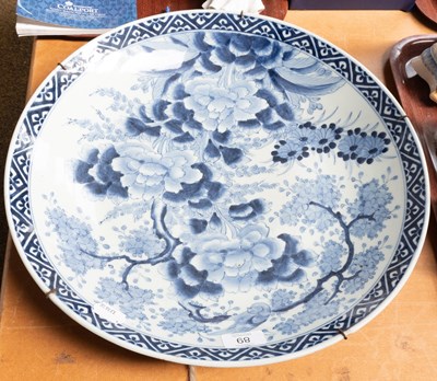 Lot 89 - Japanese Porcelain Charger, painted in...